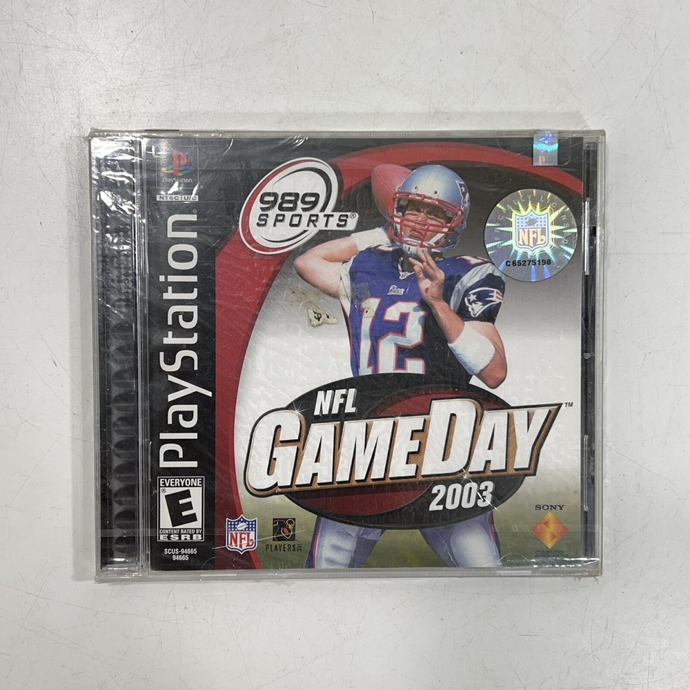 BRAND NEW FACTORY SEALED NFL GameDay 2003 Sony PlayStation 1 PS1 Tom Brady